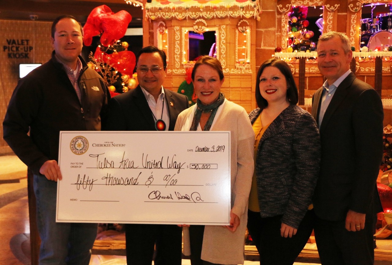 Cherokee Nation Pledges $50K to United Way